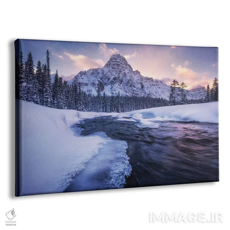 تابلو غروب زمستانی در کوه چفرن در آلبرتا اثر دنیل گاستاگر - نمای پرسپکتیو محصول