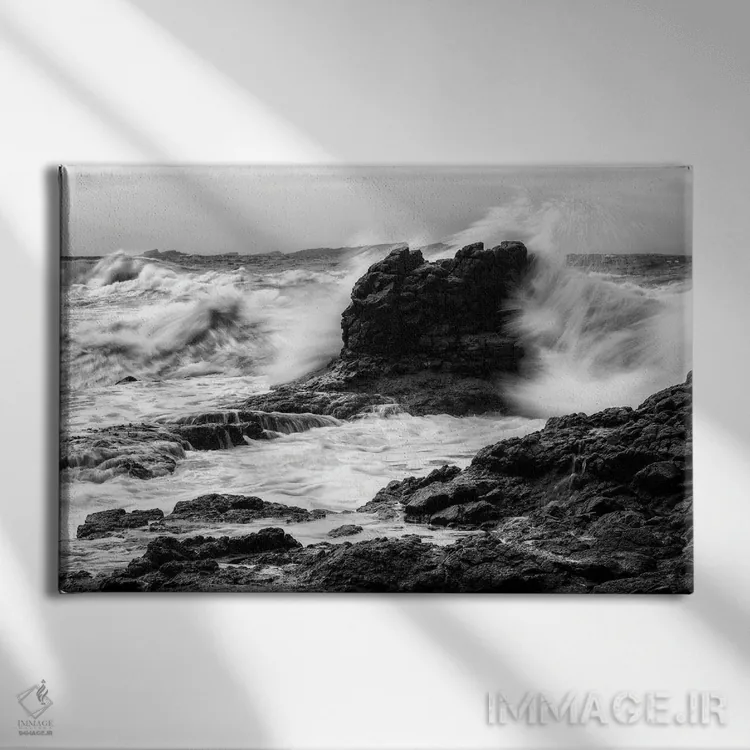 تابلو ساحل وحشی ایرلند شمالی اثر دنیل گاستاگر - نمای روبهرو روی دیوار