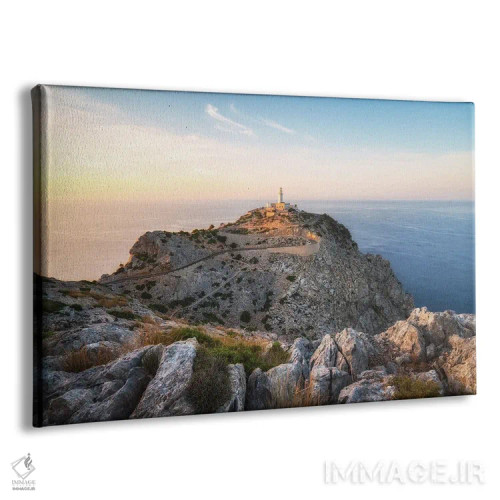 تابلو غروب طلایی در دماغه فورمنتور (مایورکا) اثر دنیل گاستاگر - نمای پرسپکتیو محصول