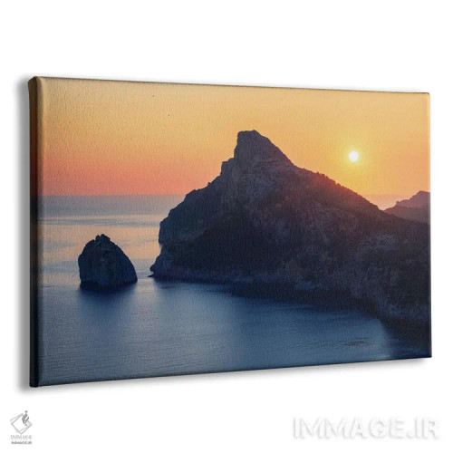 تابلو طلوع طلایی تابستانی در فورمنتور (مایورکا) اثر دنیل گاستاگر - نمای پرسپکتیو محصول