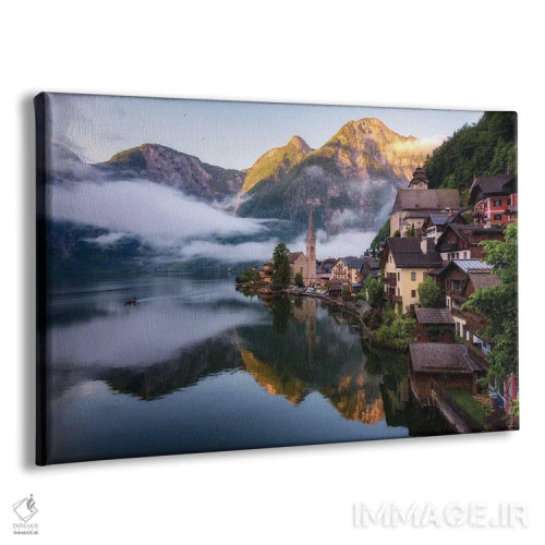 تابلو صبح بهاری در هالشتات (اتریش) اثر دنیل گاستاگر - نمای پرسپکتیو محصول