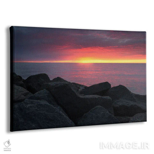 تابلو آخرین نور رنگی در ساحل دانمارک اثر دنیل گاستاگر - نمای پرسپکتیو محصول