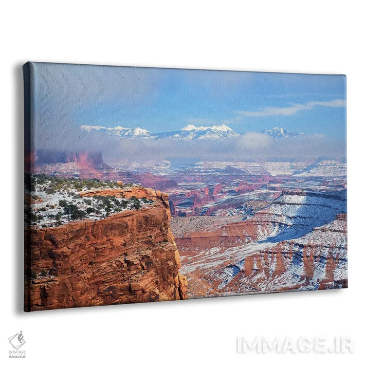 تابلو روز زمستانی زیبا در پارک ملی کنیونلندز (آمریکا) اثر دنیل گاستاگر - نمای پرسپکتیو محصول