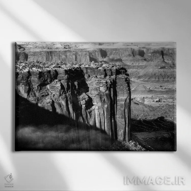 تابلو صخرههای نمایشی پارک ملی کنیونلندز اثر دنیل گاستاگر - نمای روبهرو روی دیوار