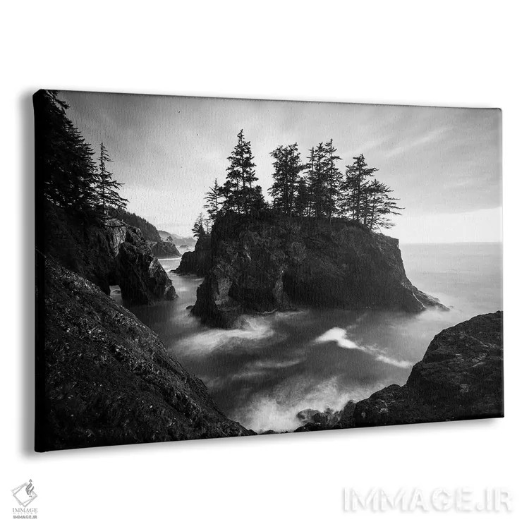 تابلو خط ساحلی نمایشی اورگن اثر دنیل گاستاگر - نمای پرسپکتیو محصول