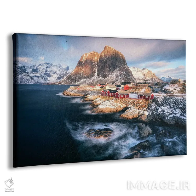 تابلو عصر طلایی زمستانی در هامنی (نروژ) اثر دنیل گاستاگر - نمای پرسپکتیو محصول