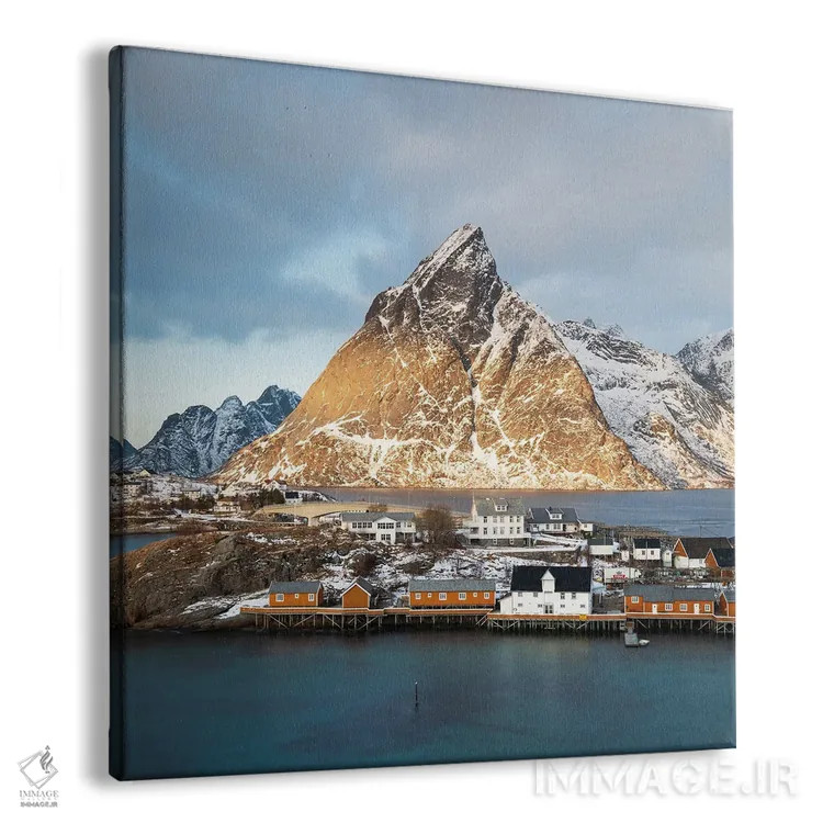 تابلو صبح زمستانی طلایی در ساکریسوی (نروژ) اثر دنیل گاستاگر - نمای پرسپکتیو محصول