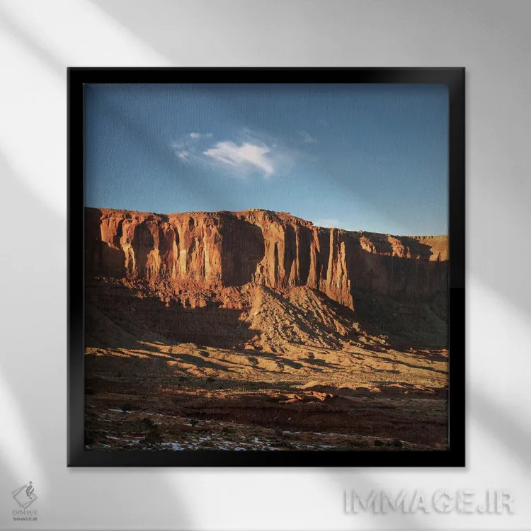 تابلو رنگهای جنوبغربی (اشاره به آمریکا) اثر دنیل گاستاگر - نمای قابدار مشکی