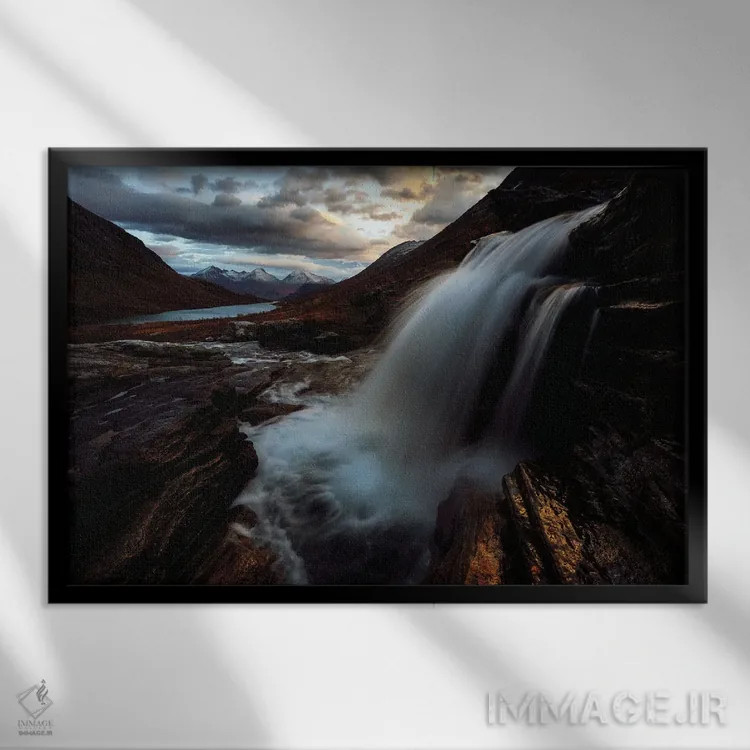 تابلو جادوی نروژ اثر دنیل گاستاگر - نمای قابدار مشکی