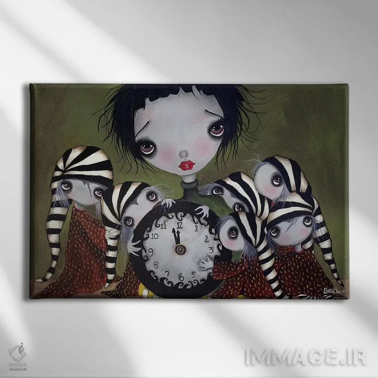 تابلو شبهای بیخواب اثر داتی گلیسون - نمای روبهرو روی دیوار