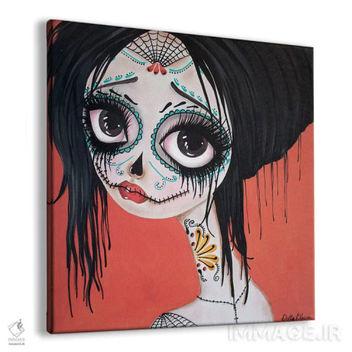 تابلو روز مردگان شماره ۱۰ (جشن مکزیکی) اثر داتی گلیسون - نمای پرسپکتیو محصول