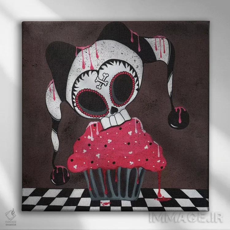 تابلو تولدت مبارک اثر داتی گلیسون - نمای روبهرو روی دیوار