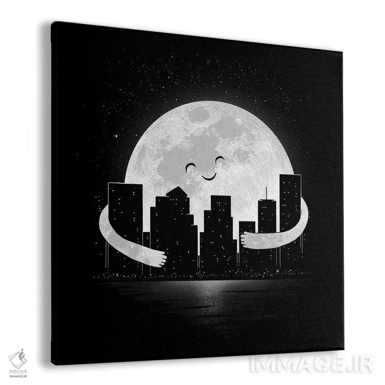 تابلو شب بخیر اثر دیجیتال کاربین (نام هنرمند یا استودیو) - نمای پرسپکتیو محصول
