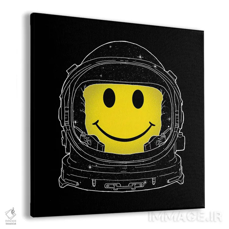 تابلو خوشبختی (اصلاح نویسه: Happiness) اثر دیجیتال کاربین (نام هنرمند یا استودیو) - نمای پرسپکتیو محصول