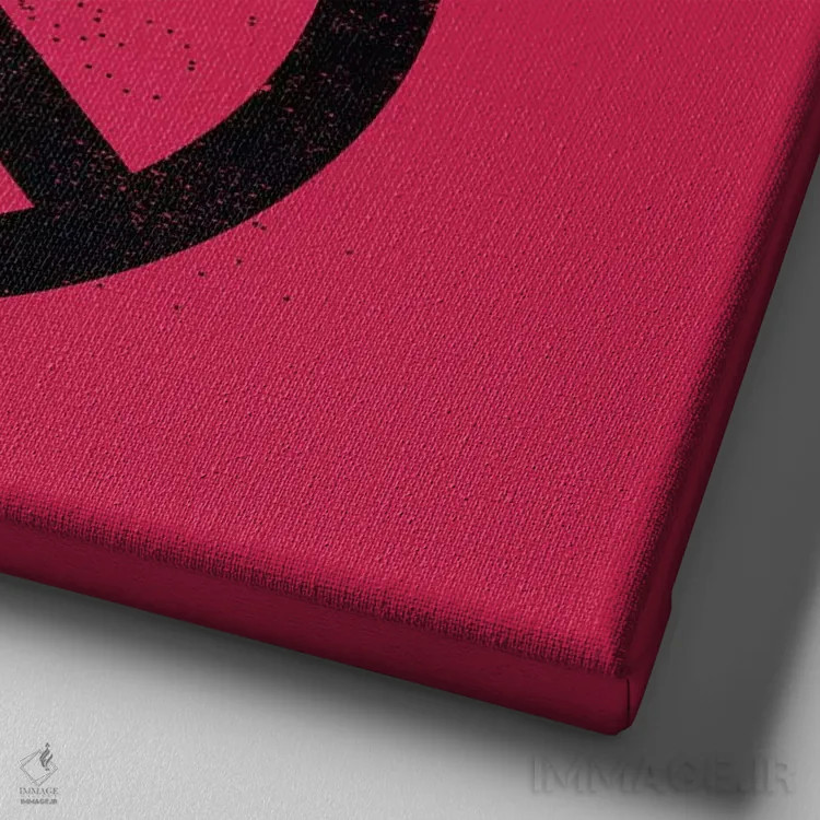 تابلو قدرت کامل اثر دیجیتال کاربین (نام هنرمند یا استودیو) - نمای نزدیک بافت بوم