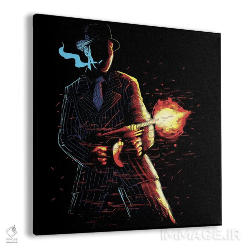 تابلو مافیوزو (عضو مافیا) اثر دیجیتال کاربین (نام هنرمند یا استودیو) - نمای پرسپکتیو محصول