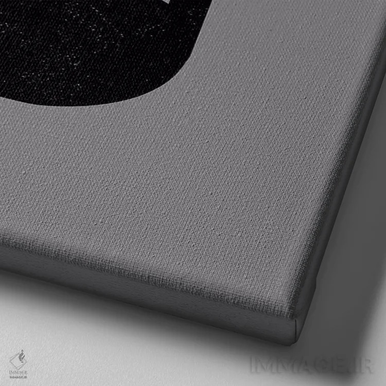 تابلو موسیقی آنالوگ اثر دیجیتال کاربین (نام هنرمند یا استودیو) - نمای نزدیک بافت بوم