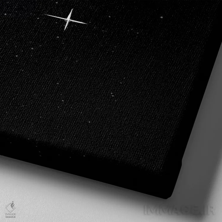 تابلو دانک فضایی (بسکتبال) اثر دیجیتال کاربین (نام هنرمند یا استودیو) - نمای نزدیک بافت بوم