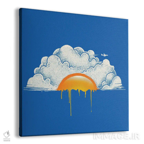 تابلو صبحانه اثر دیجیتال کاربین (نام هنرمند یا استودیو) - نمای پرسپکتیو محصول