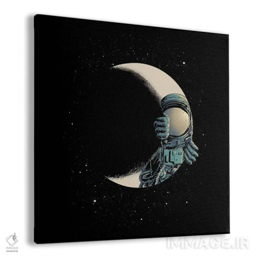 تابلو هلال ماه اثر دیجیتال کاربین (نام هنرمند یا استودیو) - نمای پرسپکتیو محصول