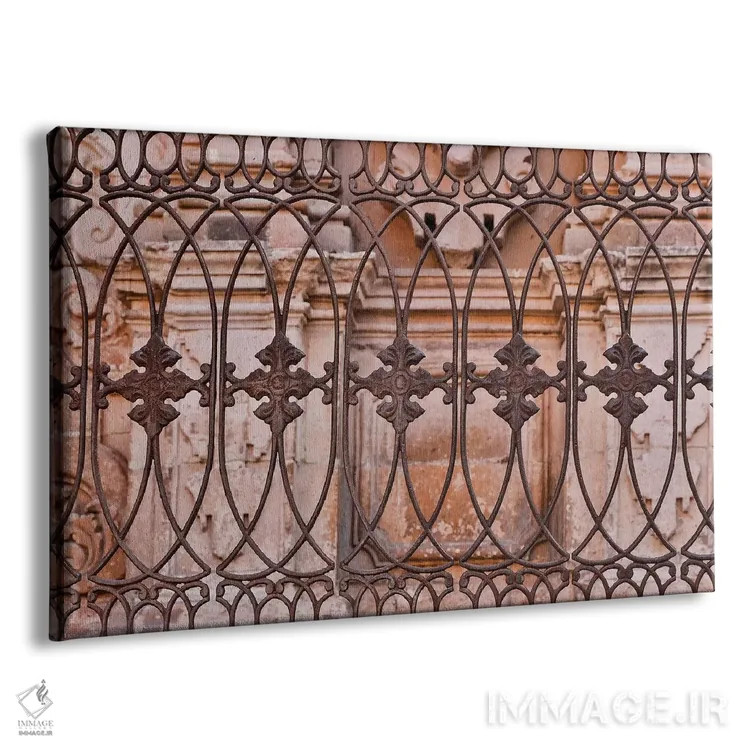 تابلو گواناخواتو در مکزیک مرکزی. ساختمانهای با آهنکاری تزئینی اثر دارل گالین - نمای پرسپکتیو محصول