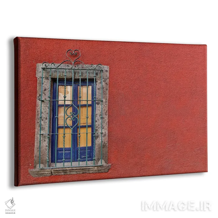 تابلو سن میگل د آلنده، مکزیک. ساختمانها و پنجرههای رنگارنگ (مکزیک) اثر دارل گالین - نمای پرسپکتیو محصول