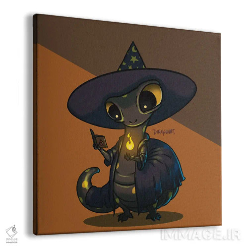 تابلو سمندر جادوگر اثر باورگژونگ هو - نمای پرسپکتیو محصول