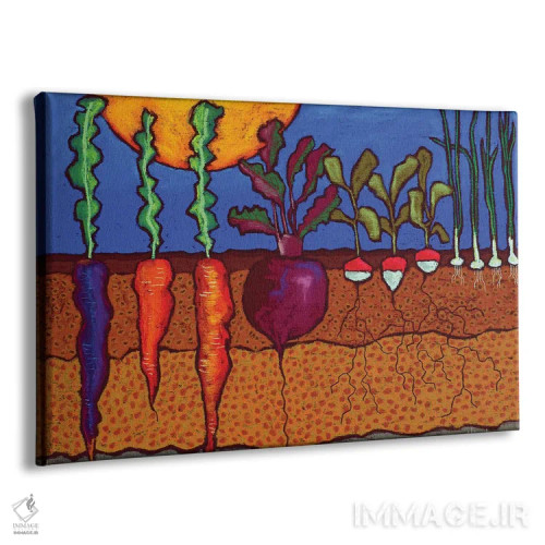 تابلو درون زمین اثر دیویدای هینْدز - نمای پرسپکتیو محصول