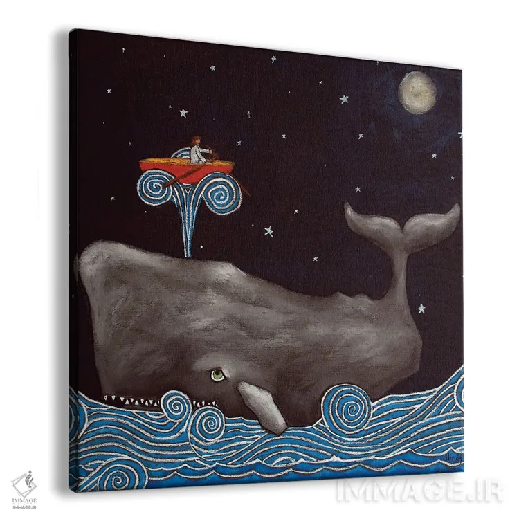 تابلو یونس اثر دیویدای هینْدز - نمای پرسپکتیو محصول