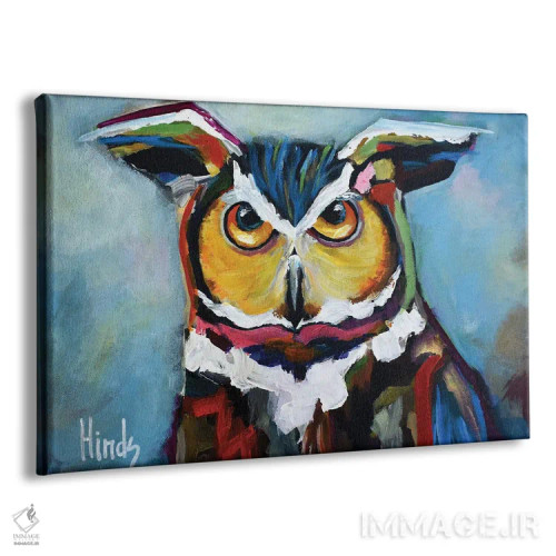 تابلو آقای جغد اثر دیویدای هینْدز - نمای پرسپکتیو محصول