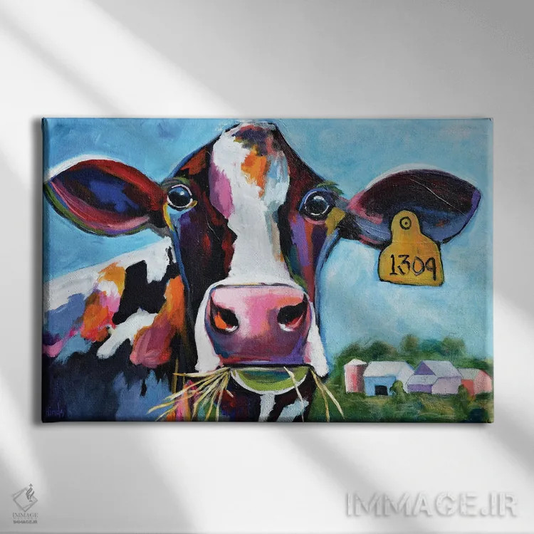 تابلو سال ۱۲۰۹ میلادی (به عدد رومی) اثر دیویدای هینْدز - نمای روبهرو روی دیوار