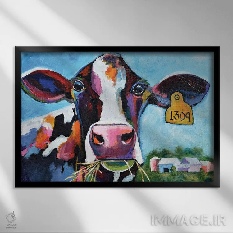 تابلو سال ۱۲۰۹ میلادی (به عدد رومی) اثر دیویدای هینْدز - نمای قابدار مشکی