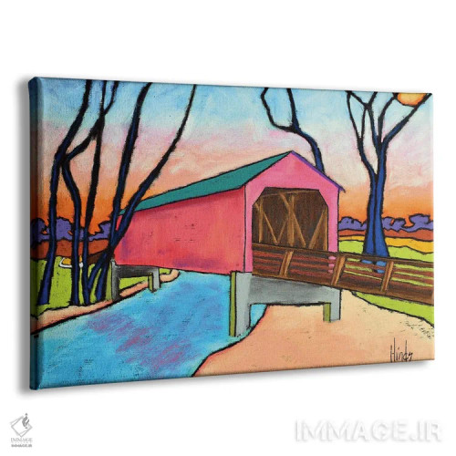 تابلو پل سرپوشیده شوگر کریک اثر دیویدای هینْدز - نمای پرسپکتیو محصول