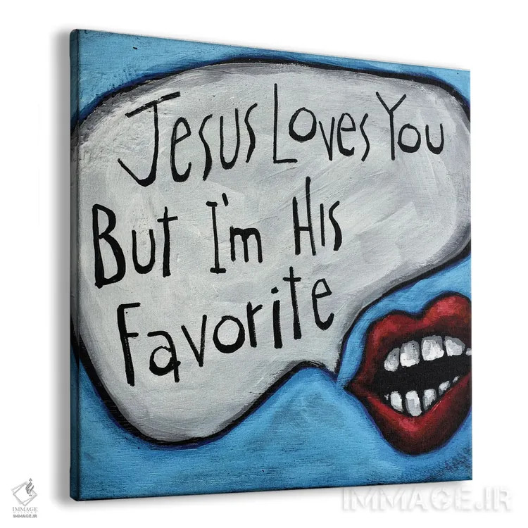 تابلو But,عیسی تو را دوست دارد، اما... اثر دیویدای هینْدز - نمای پرسپکتیو محصول