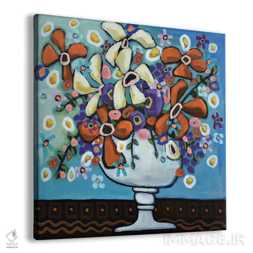 تابلو پانچ پرتقالی اثر دیویدای هینْدز - نمای پرسپکتیو محصول