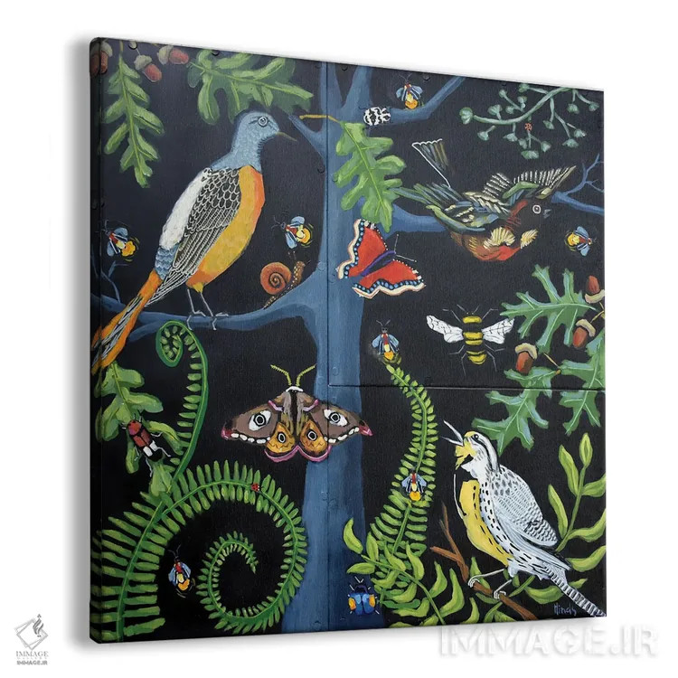 تابلو رژه نیمهشب اثر دیویدای هینْدز - نمای پرسپکتیو محصول