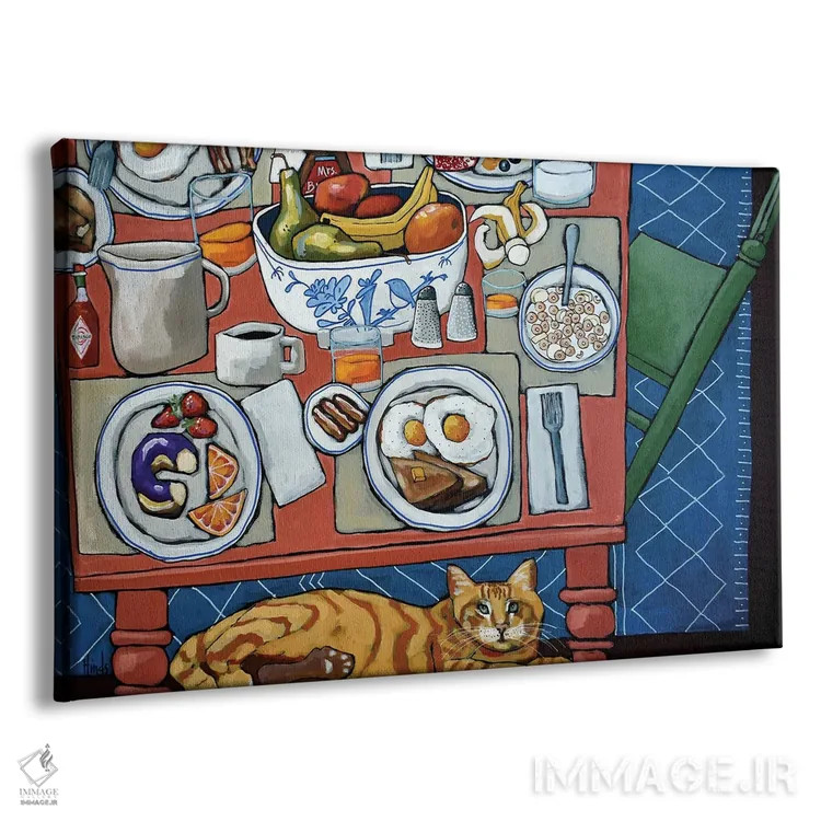 تابلو مهمترین وعده غذایی روز اثر دیویدای هینْدز - نمای پرسپکتیو محصول