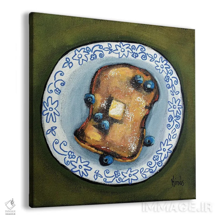 تابلو نان فرانسوی (فرنچ توست) اثر دیویدای هینْدز - نمای پرسپکتیو محصول