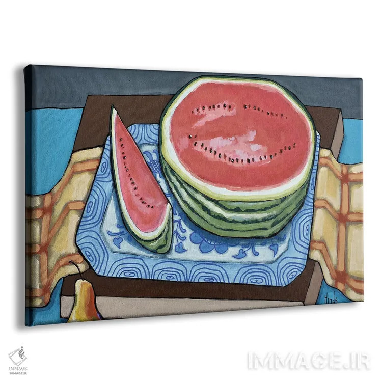 تابلو یک هندوانه شیرین اثر دیویدای هینْدز - نمای پرسپکتیو محصول