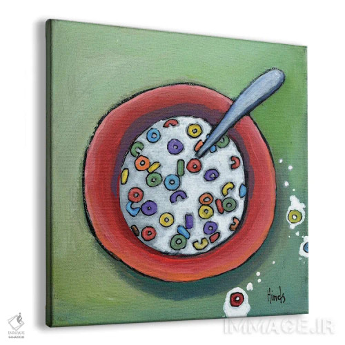 تابلو شیر ریخته اثر دیویدای هینْدز - نمای پرسپکتیو محصول