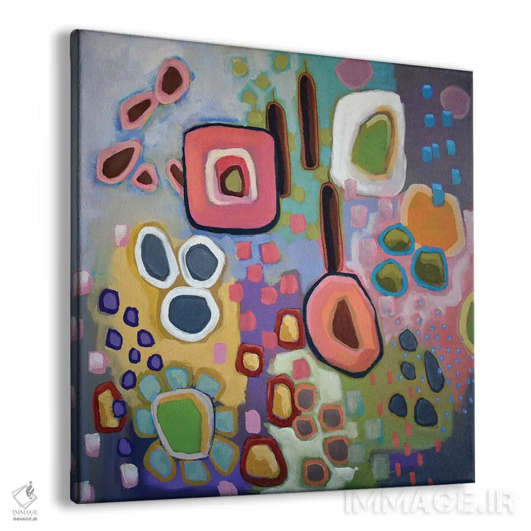 تابلو میخهای مربع و سوراخهای گرد (تفاوتها یا تناقضها) اثر دیویدای هینْدز - نمای پرسپکتیو محصول