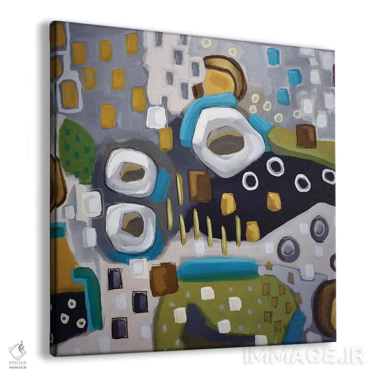 تابلو روی خاکستری اثر دیویدای هینْدز - نمای پرسپکتیو محصول