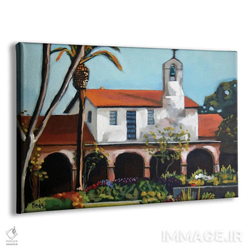 تابلو ماموریت سن خوآن کاپистрانو دو اثر دیویدای هینْدز - نمای پرسپکتیو محصول