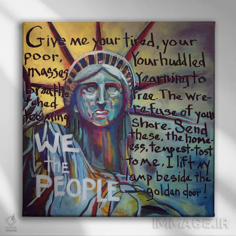 تابلو خانه اثر دیویدای هینْدز - نمای روبهرو روی دیوار