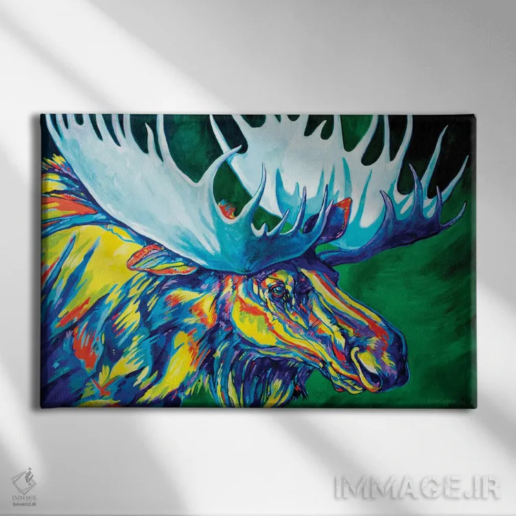 تابلو تاج خار اثر دریک هیگینز - نمای روبهرو روی دیوار