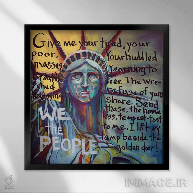 تابلو خانه اثر دیویدای هینْدز - نمای قابدار مشکی