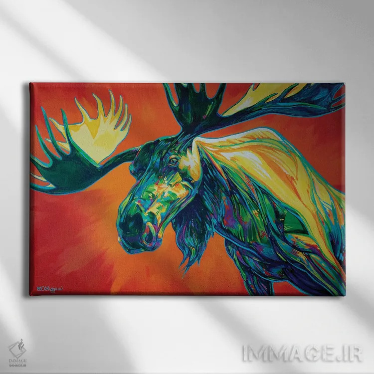 تابلو باشکوه/مجلل اثر دریک هیگینز - نمای روبهرو روی دیوار