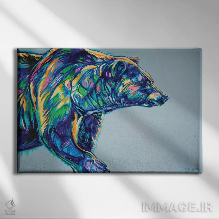 تابلو قدرت یک نفر اثر دریک هیگینز - نمای روبهرو روی دیوار