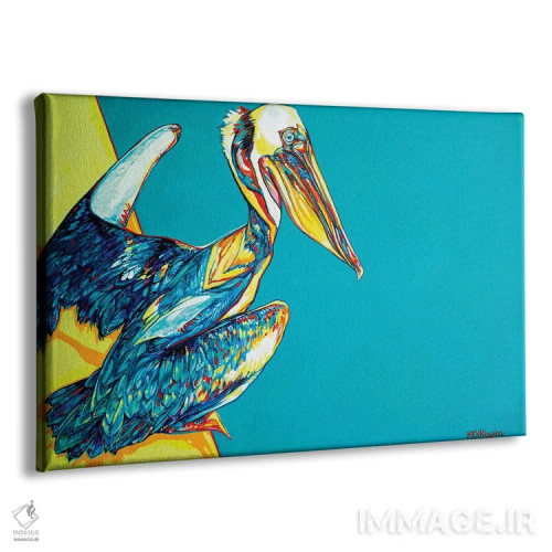 تابلو پلیکان چارلستون اثر دریک هیگینز - نمای پرسپکتیو محصول