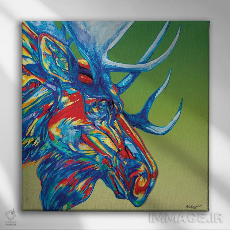 تابلو اوج/سقف آسمان اثر دریک هیگینز - نمای روبهرو روی دیوار